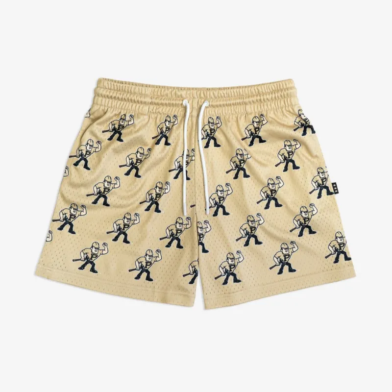 Purdue All-Over Logo Shorts made by Slam