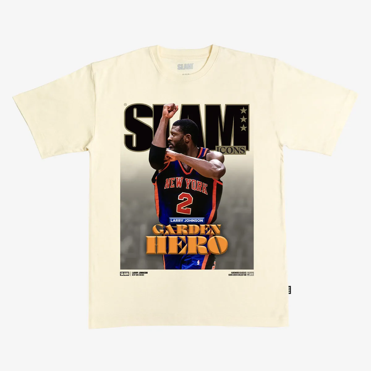 SLAM Hardwood Classics Cover Tee - Larry Johnson (Knicks Icons) sold by SLAM Goods product image thumbnail 2