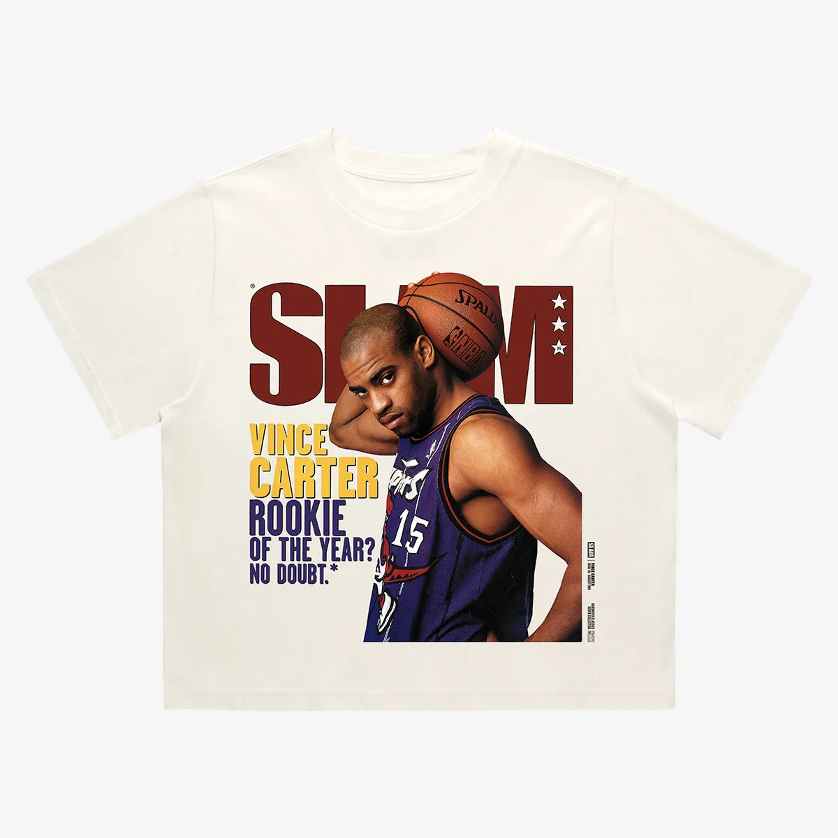 SLAM Hardwood Classics Crop Cover Tee - Vince Carter (SLAM 35) sold by SLAM Goods product image thumbnail 2