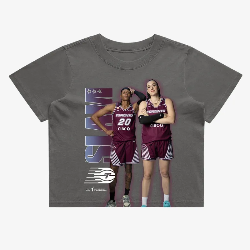 Marina Mabrey + Brittney Sykes Remix Crop Tee (SLAM 262) made by Slam