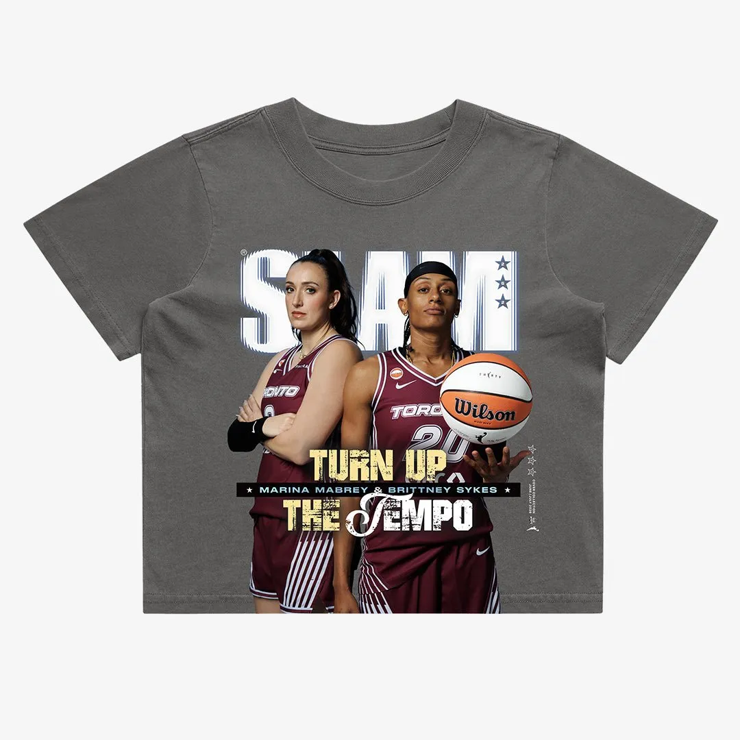 SLAM Crop Cover Tee - Marina Mabrey + Brittney Sykes (SLAM 262) sold by SLAM Goods product image thumbnail 2