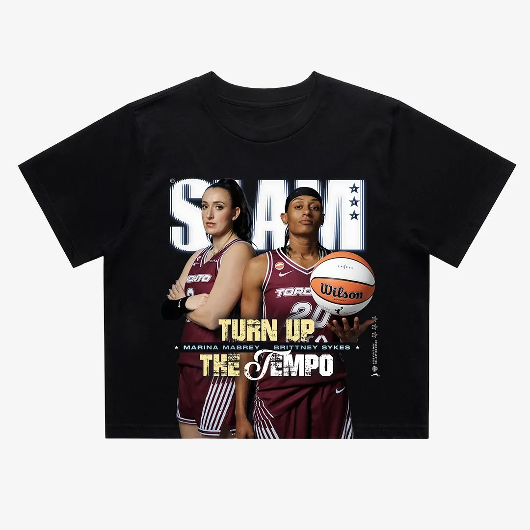 SLAM Crop Cover Tee - Marina Mabrey + Brittney Sykes (SLAM 262) sold by SLAM Goods