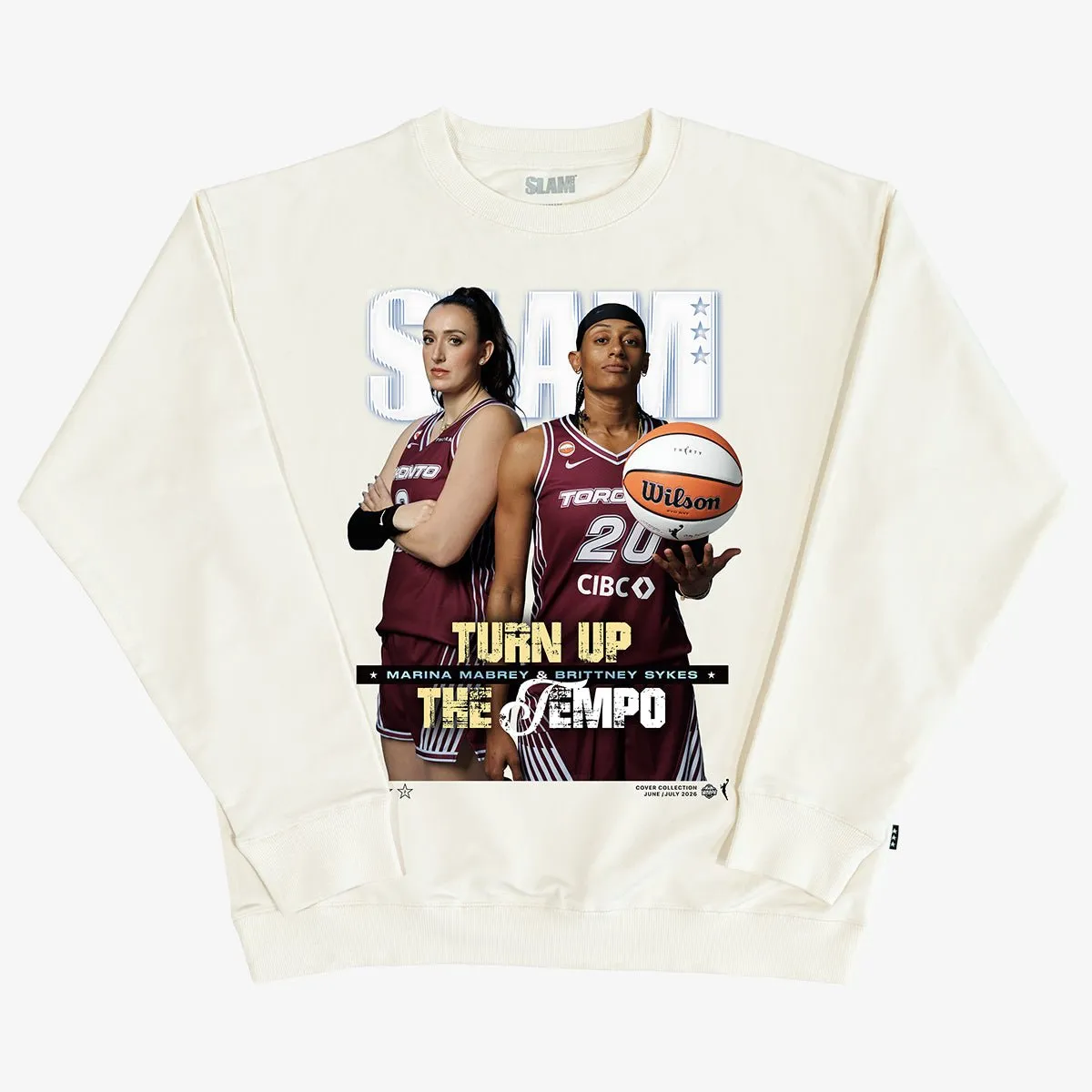 SLAM Cover Crewneck - Marina Mabrey + Brittney Sykes (SLAM 262) sold by SLAM Goods