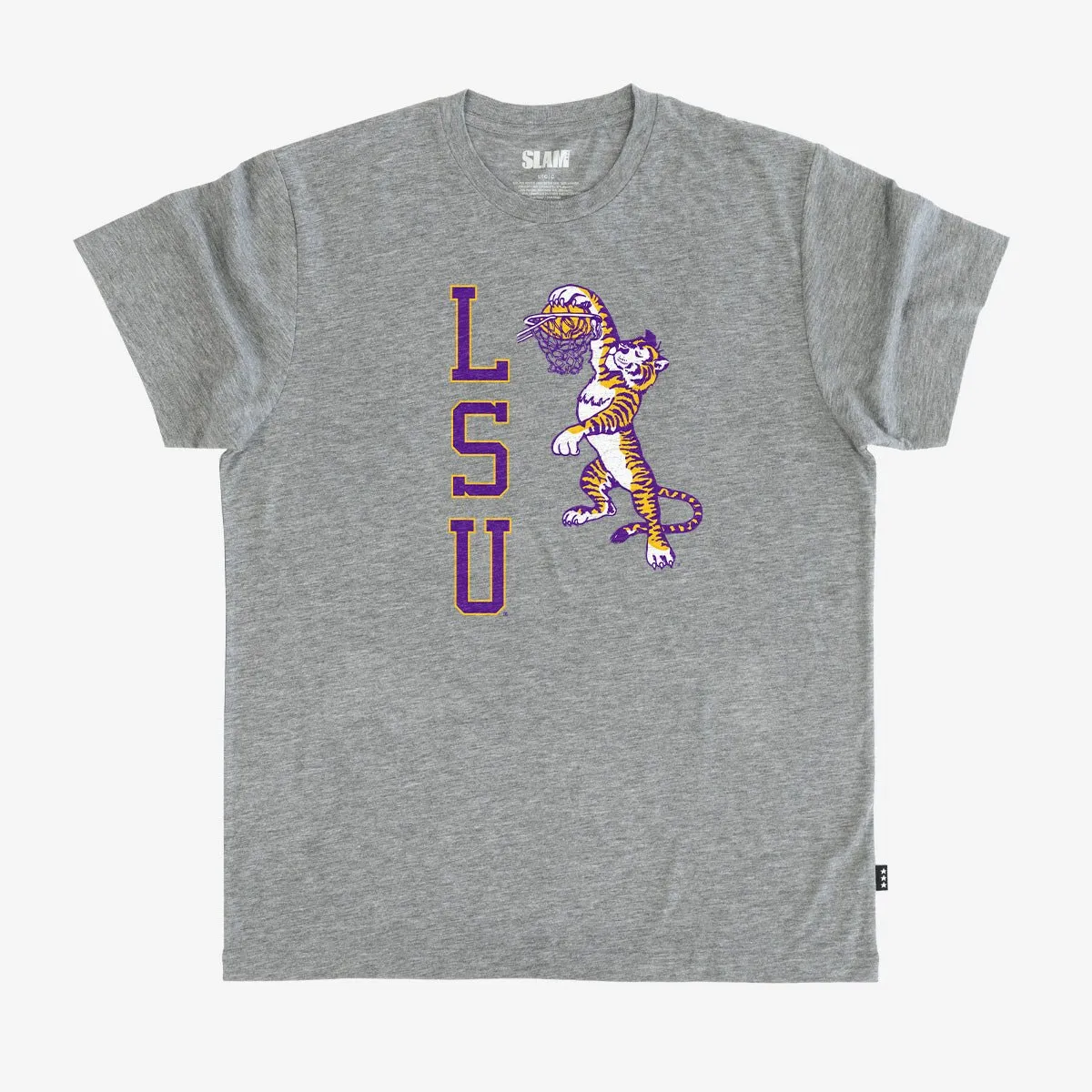 LSU Dunking Tiger Heritage Tee sold by SLAM Goods