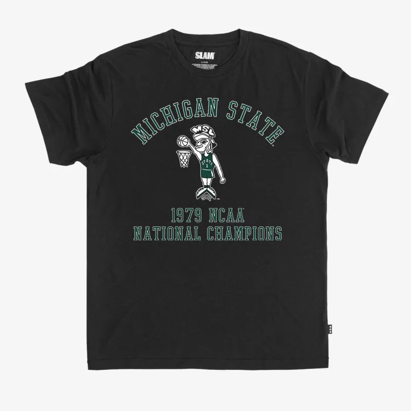 Michigan State Dunking Sparty '79 Tee made by Slam