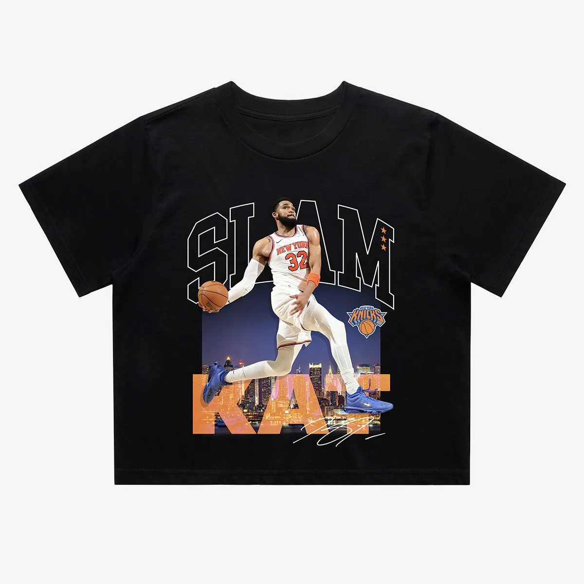 New York Knicks Karl-Anthony Towns Crop Tee sold by SLAM Goods