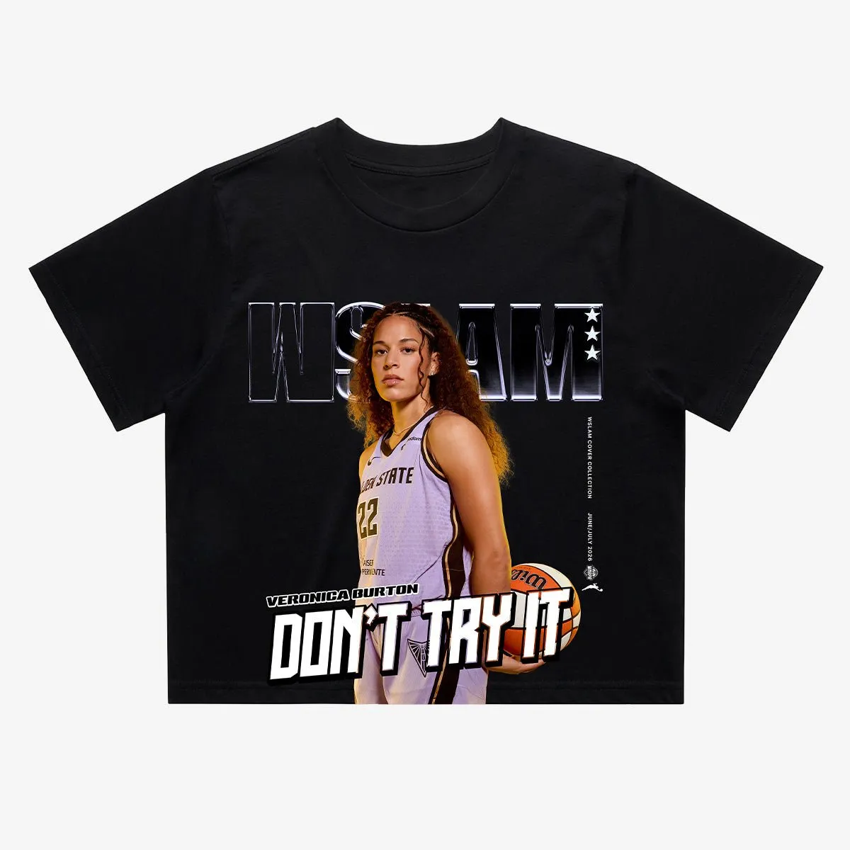 WSLAM Crop Cover Tee - Veronica Burton (SLAM 262) sold by SLAM Goods