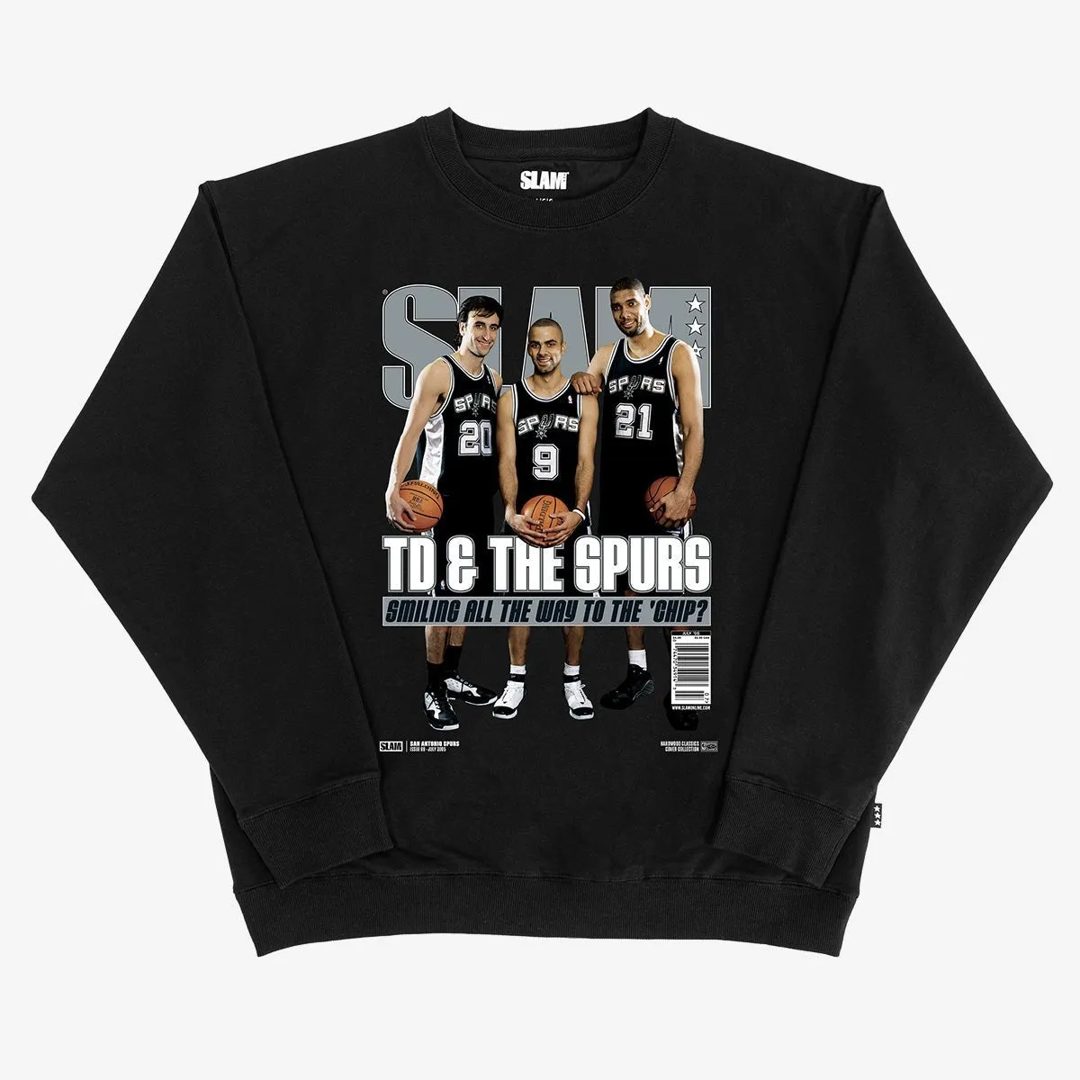 SLAM Hardwood Classics Crewneck - Spurs (SLAM 89) sold by SLAM Goods