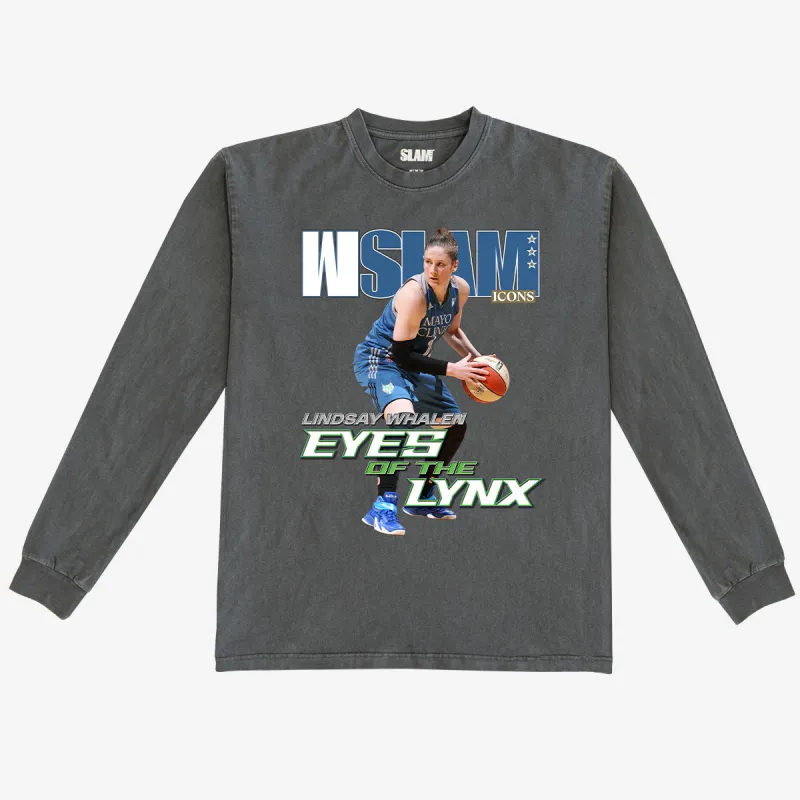 WSLAM Court Origins L/S Cover Tee - Lindsay Whalen (Lynx Icons) made by Slam