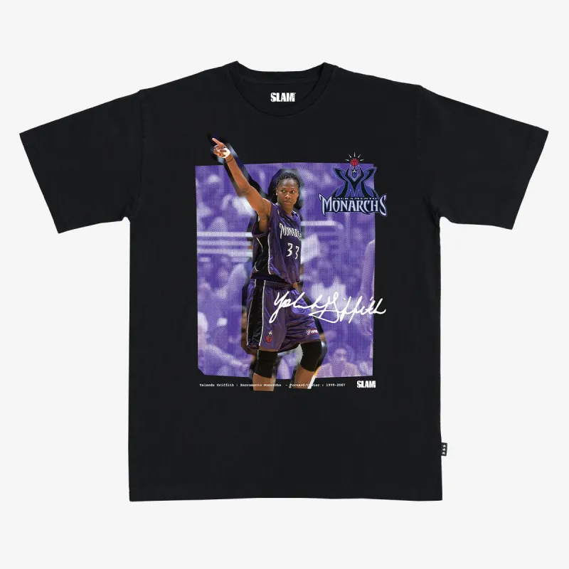 WSLAM Court Origins Heavy Tee - Yolanda Griffith (WNBA Legends) made by Slam