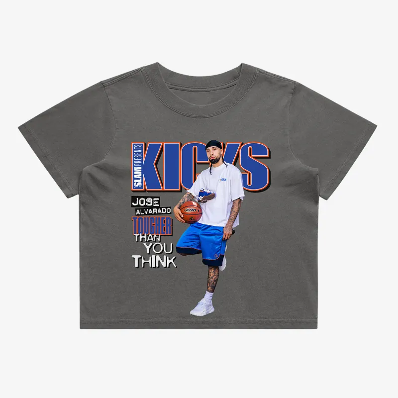 SLAM Women's Crop Cover Tee - Jose Alvarado (KICKS 29) made by Slam