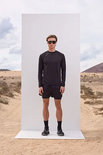 LONG SLEEVE TRAINING TOP - BLACK sold by The Couture Club product image thumbnail 2