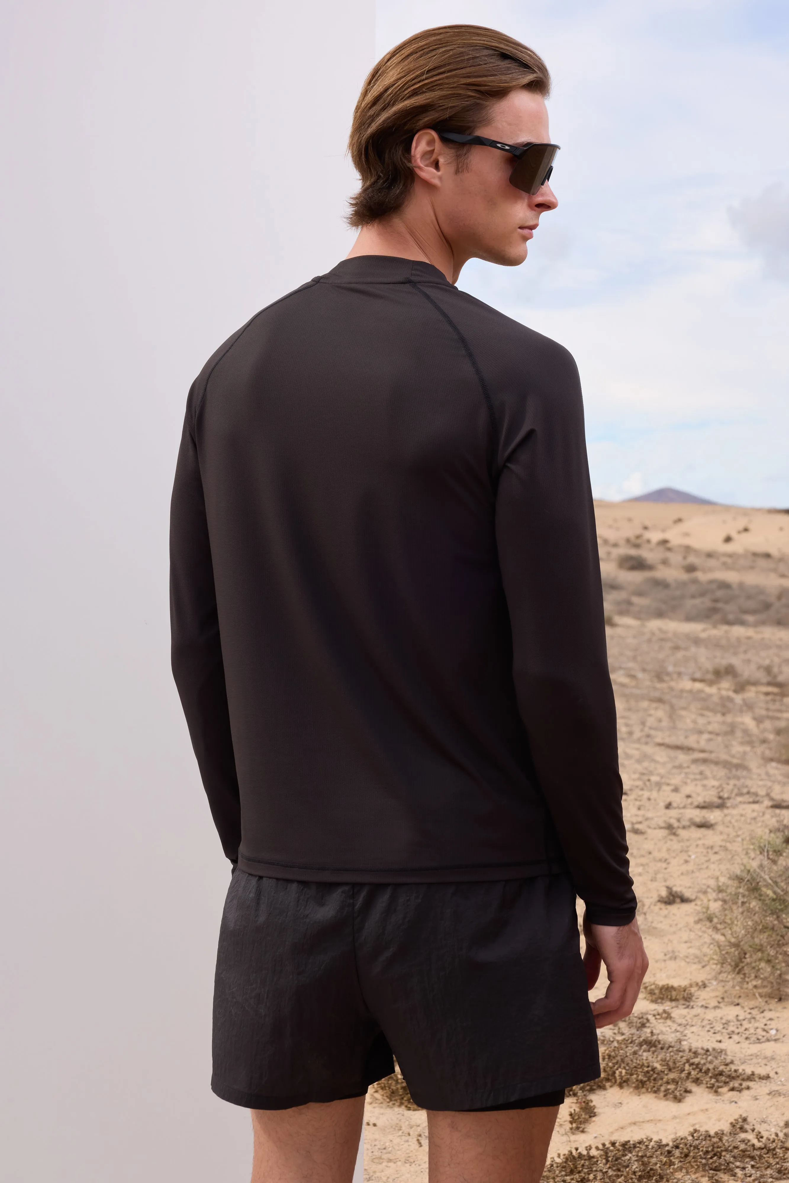 LONG SLEEVE TRAINING TOP - BLACK sold by The Couture Club product image thumbnail 3