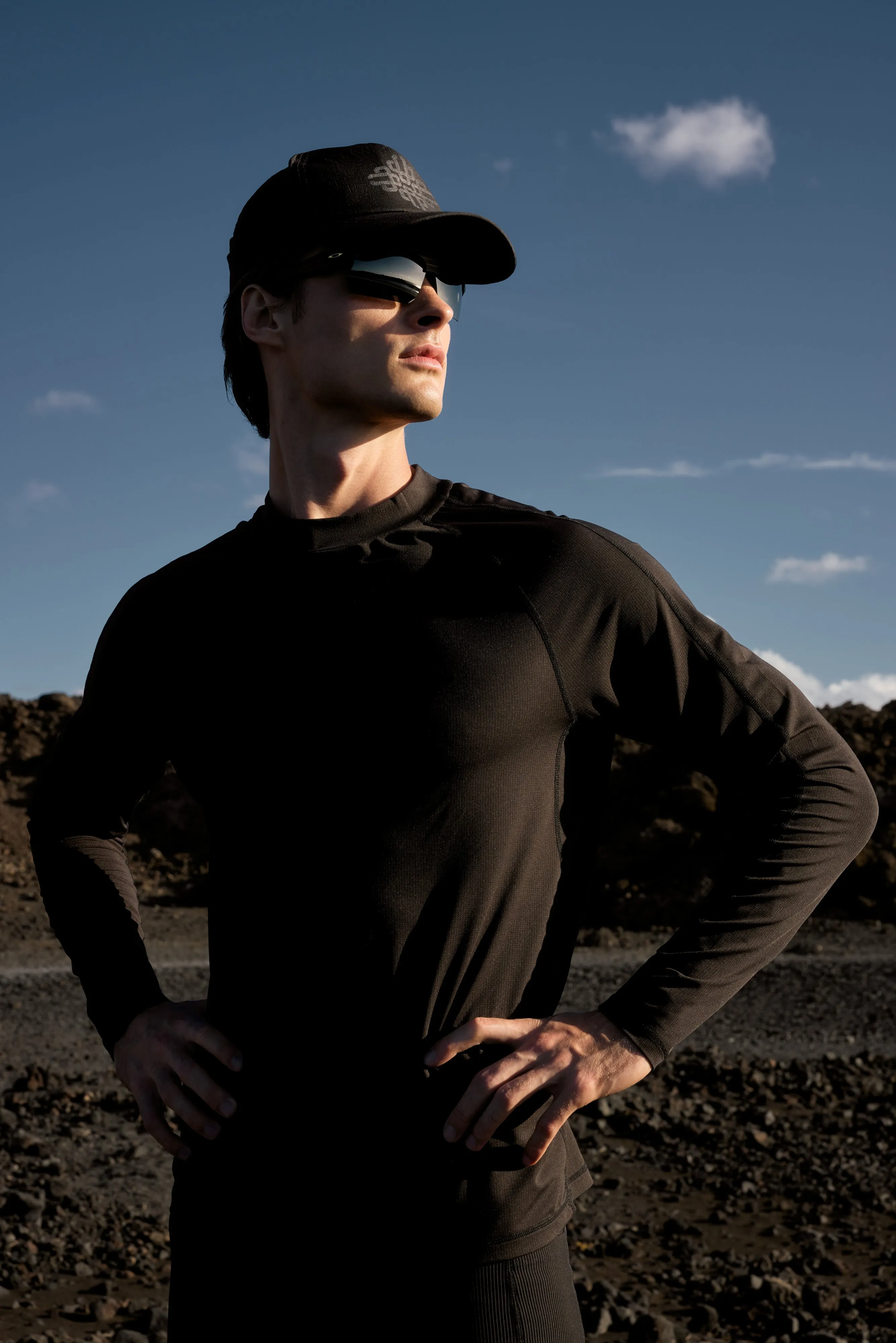 LONG SLEEVE TRAINING TOP - BLACK sold by The Couture Club product image thumbnail 4
