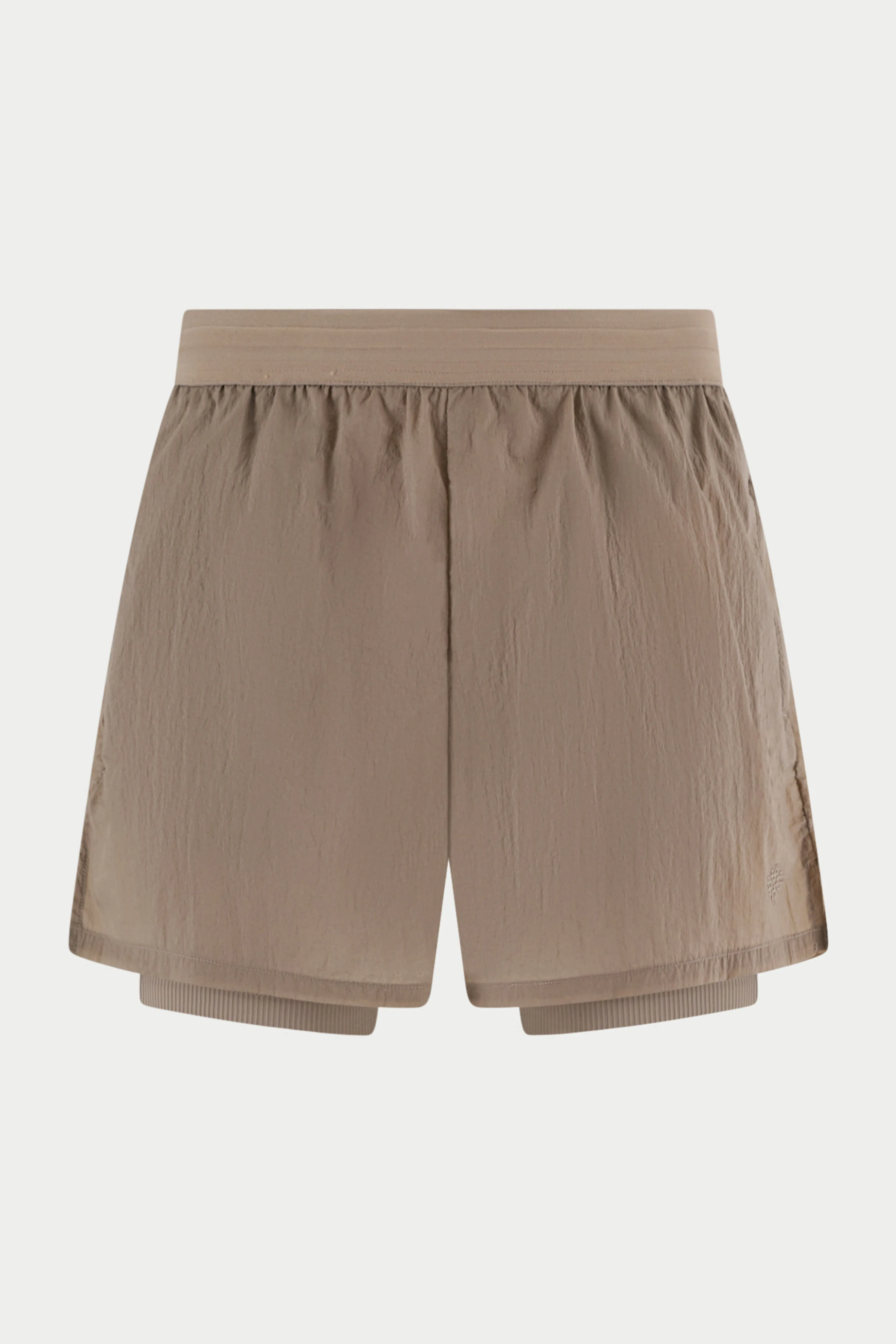 2-1 TRANSLUCENT RUN SHORT - SAND sold by The Couture Club