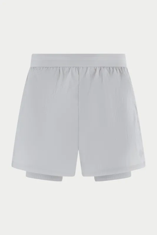 2-1 TRANSLUCENT RUN SHORT - WHITE sold by The Couture Club