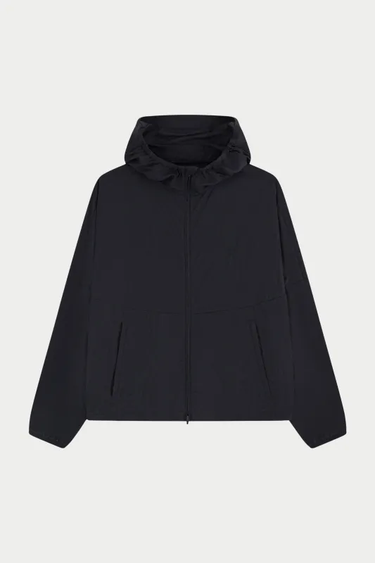 TRANSLUCENT WINDBREAKER - BLACK sold by The Couture Club