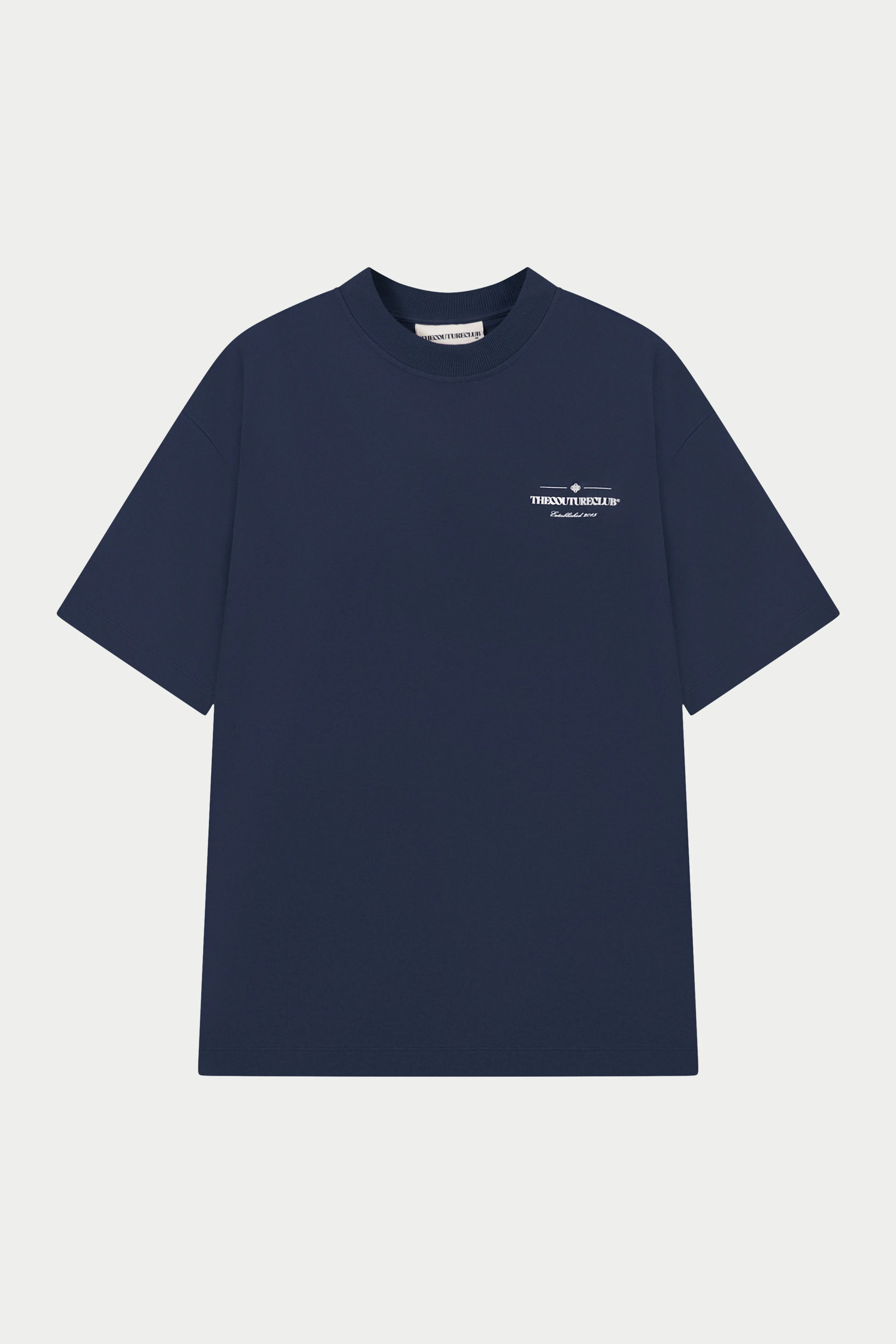 COPYRIGHT MULTI GRAPHIC T-SHIRT - DARK NAVY sold by The Couture Club product image thumbnail 2