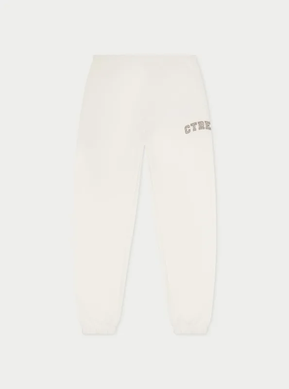 CTRE RELAXED JOGGERS - OFF WHITE sold by The Couture Club