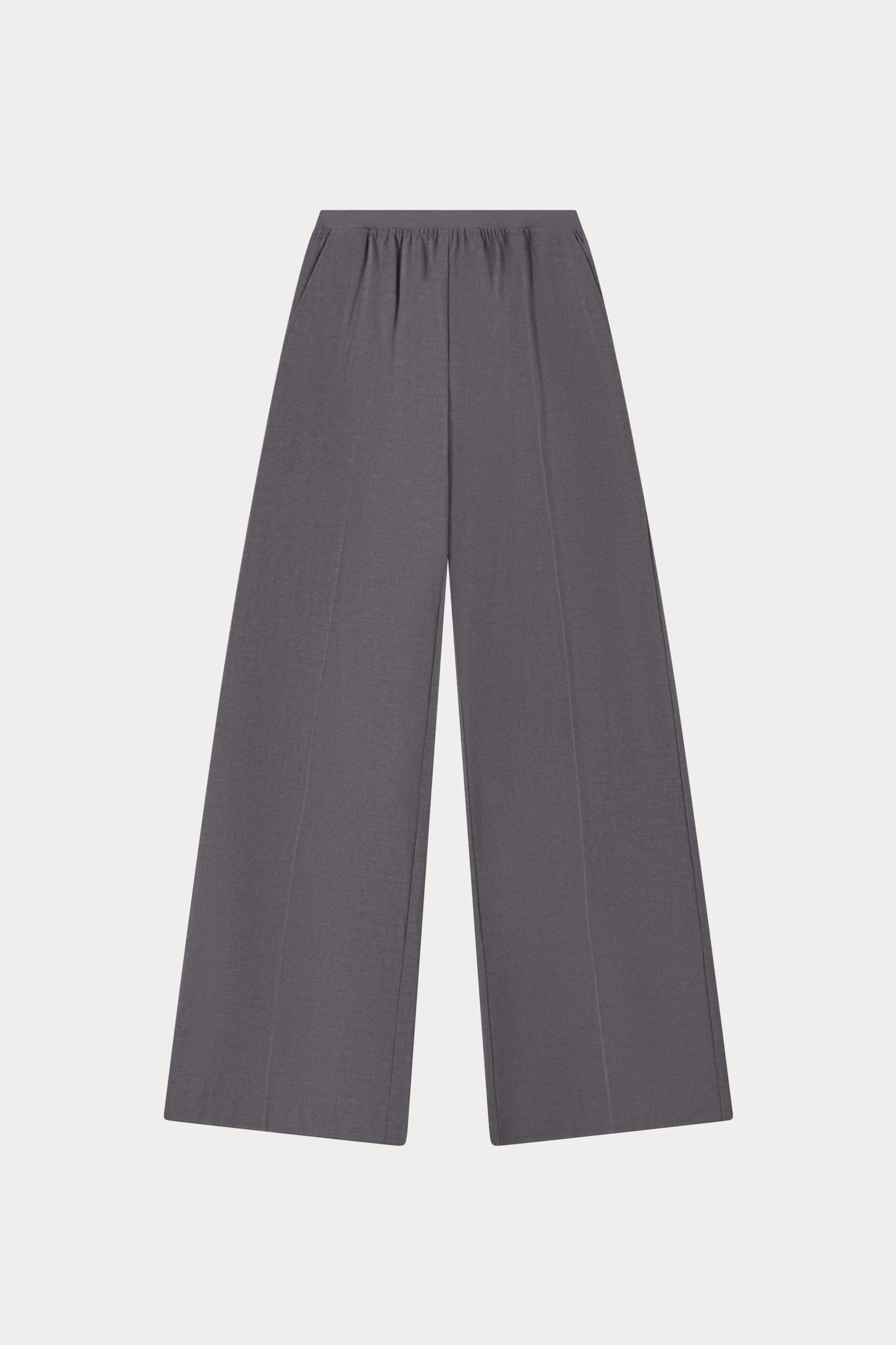 TAILORED WAISTBAND DETAIL TROUSERS - GREY sold by The Couture Club