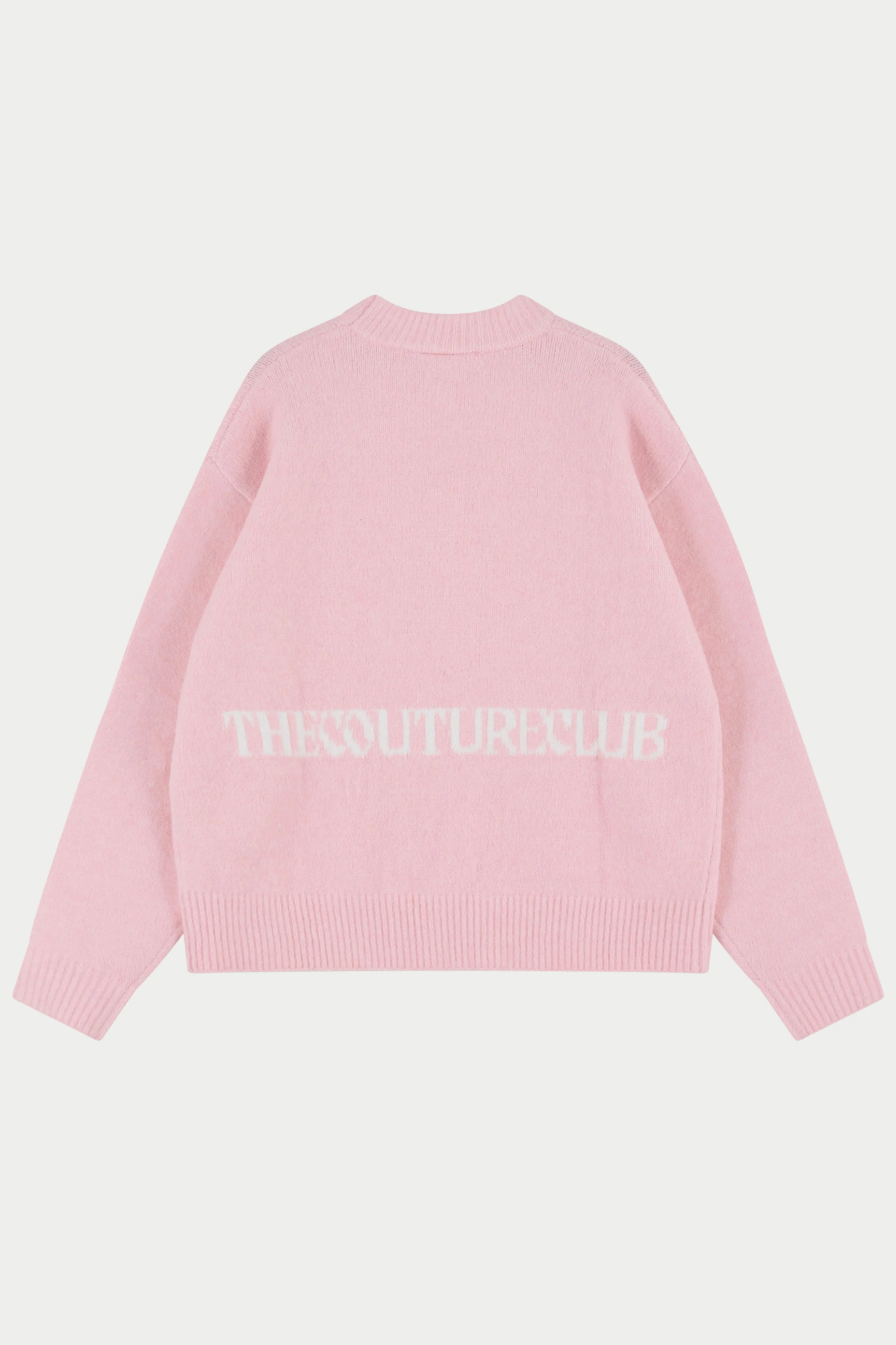 COPYRIGHT BRUSHED KNIT JUMPER - PINK sold by The Couture Club