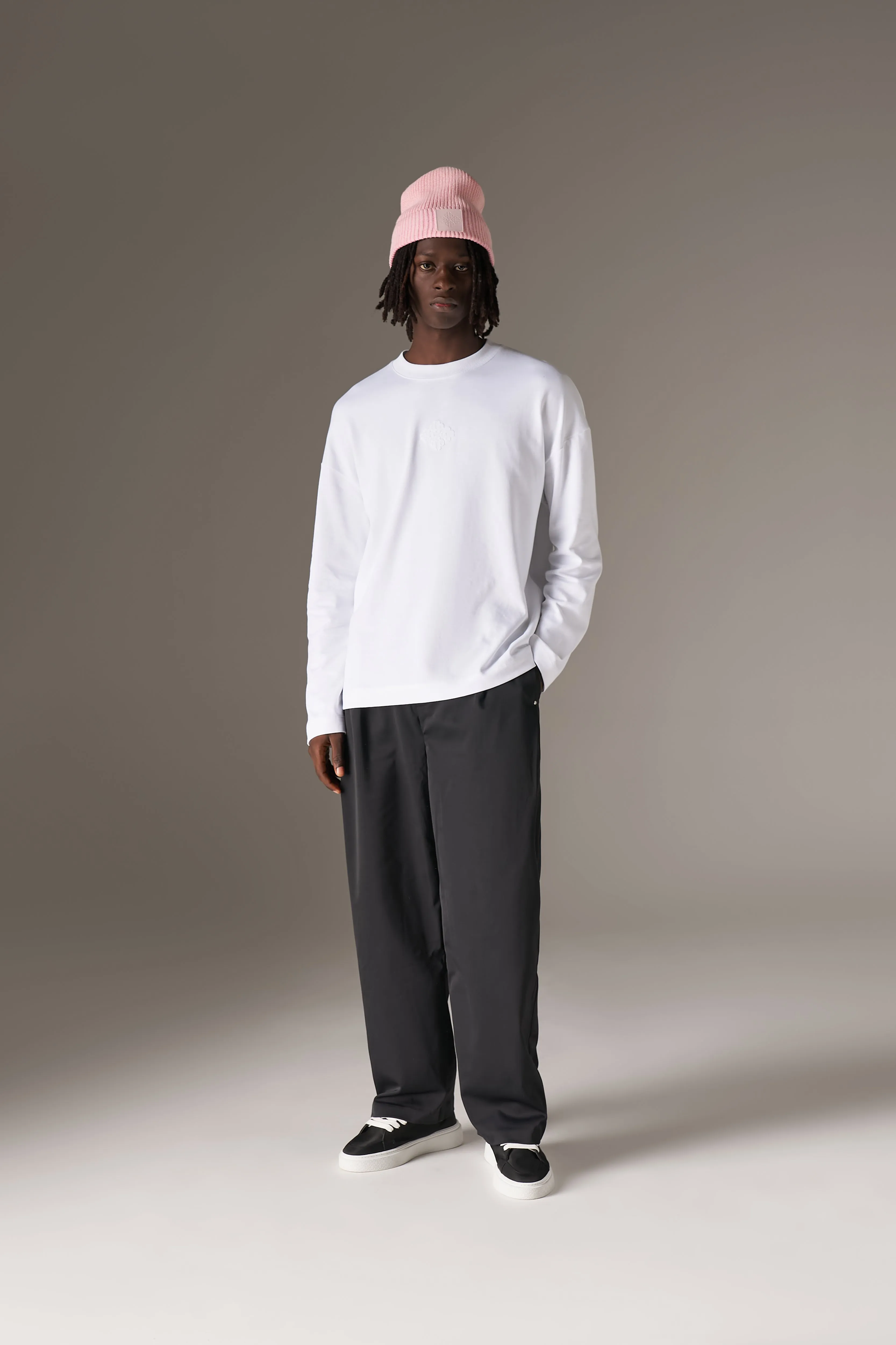 APPLIQUÉ EMBLEM LONG SLEEVE - WHITE sold by The Couture Club product image thumbnail 5