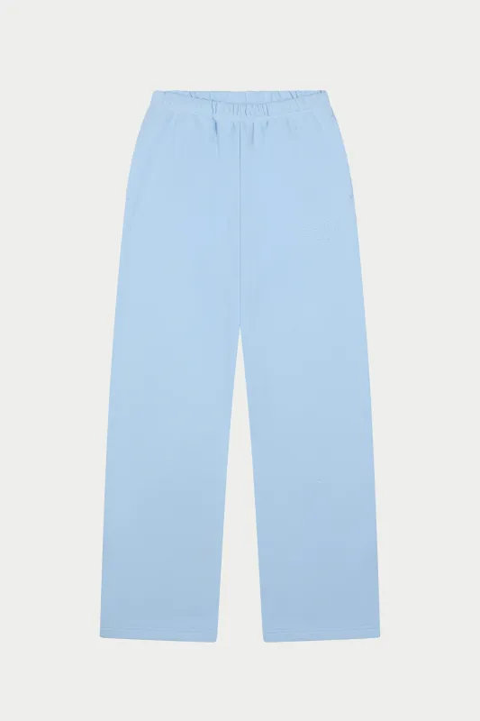 RAISED EMBLEM JOGGERS - POWDER BLUE sold by The Couture Club