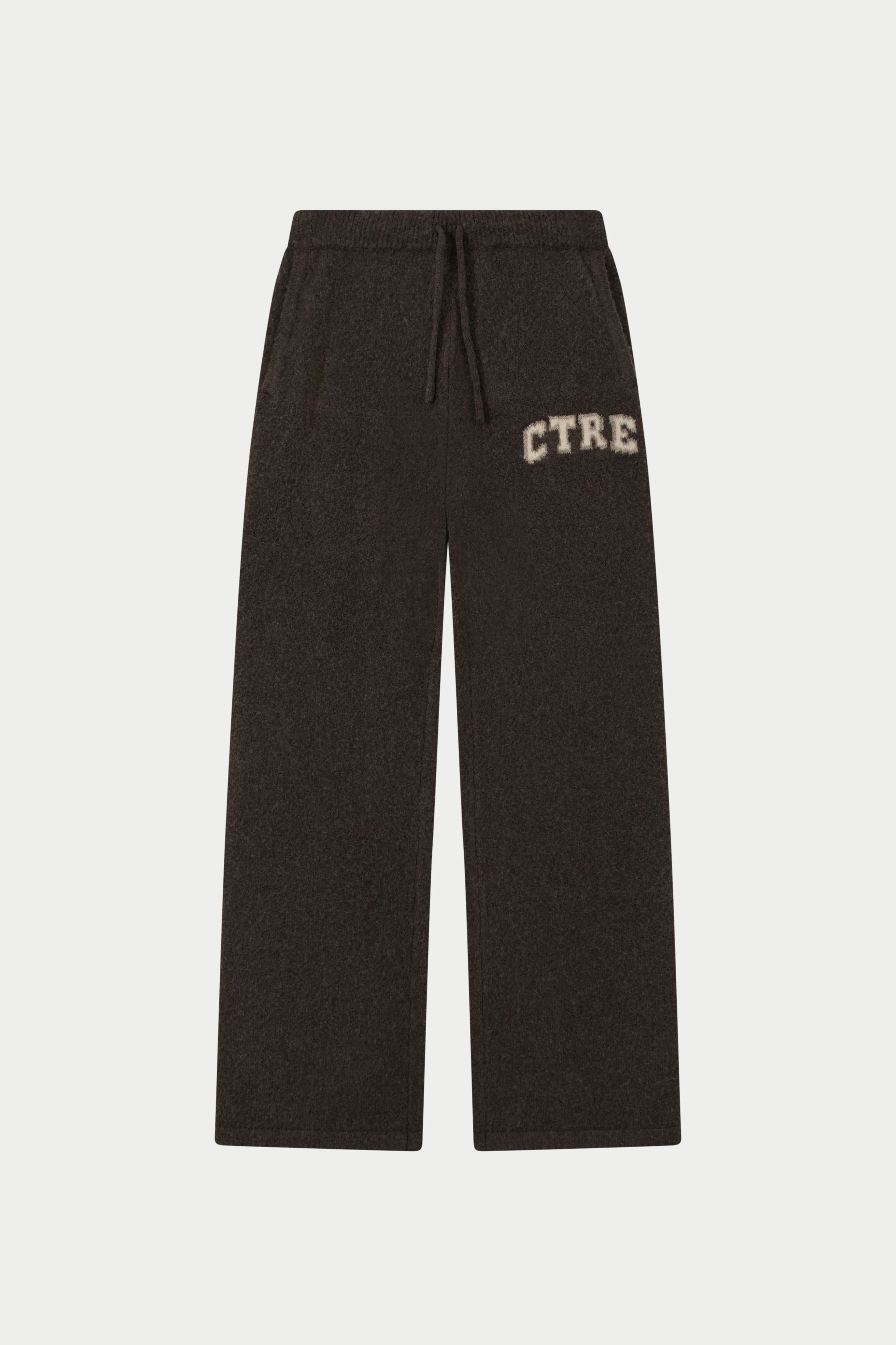 CTRE KNITTED JOGGERS - BROWN sold by The Couture Club