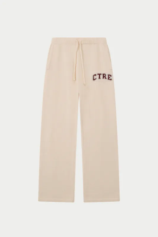 CTRE KNITTED JOGGERS - OFF WHITE sold by The Couture Club