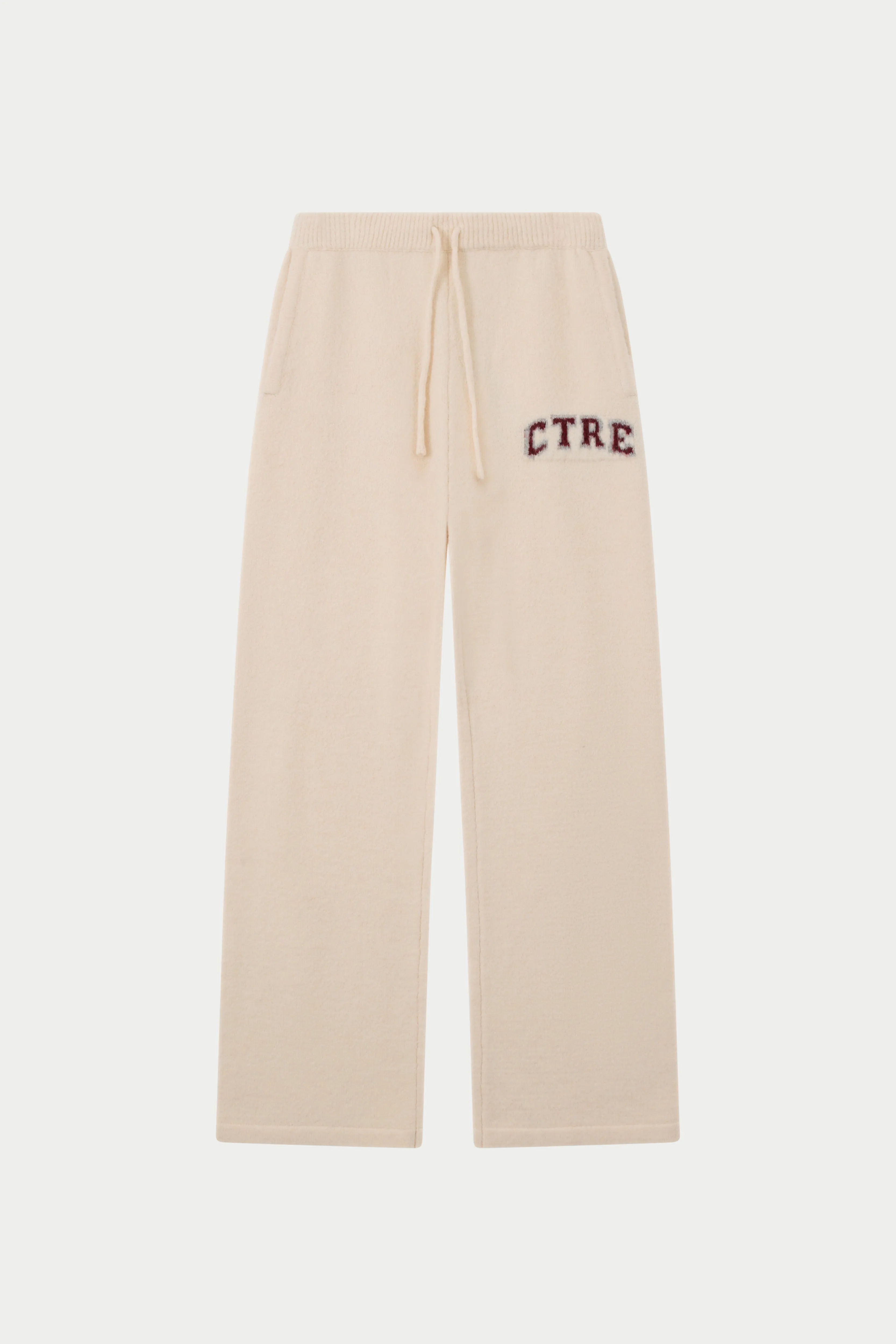 CTRE KNITTED JOGGERS - OFF WHITE sold by The Couture Club