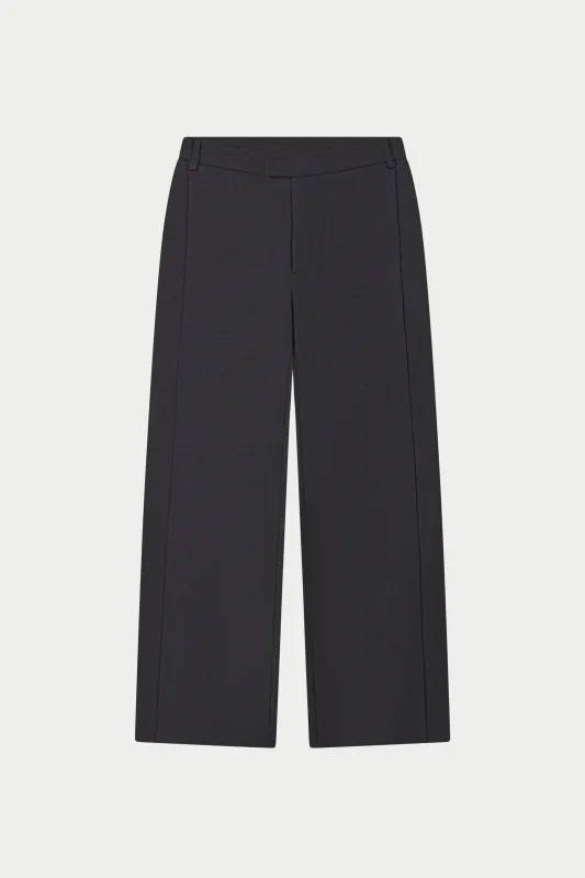 SIDE PLEAT WIDE LEG TAILORED TROUSERS - GREY sold by The Couture Club