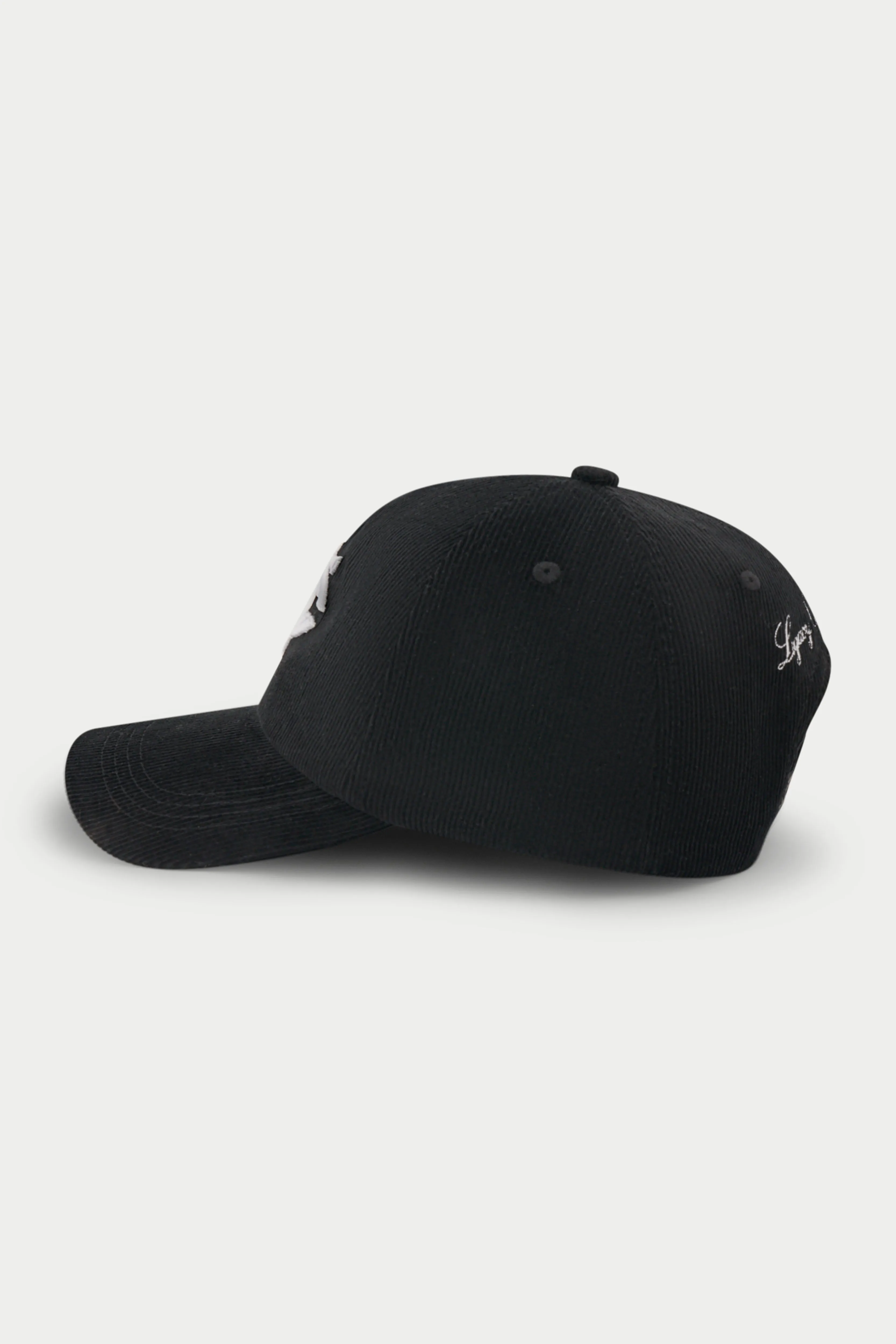 MONOGRAM CORD CAP - BLACK sold by The Couture Club product image thumbnail 5