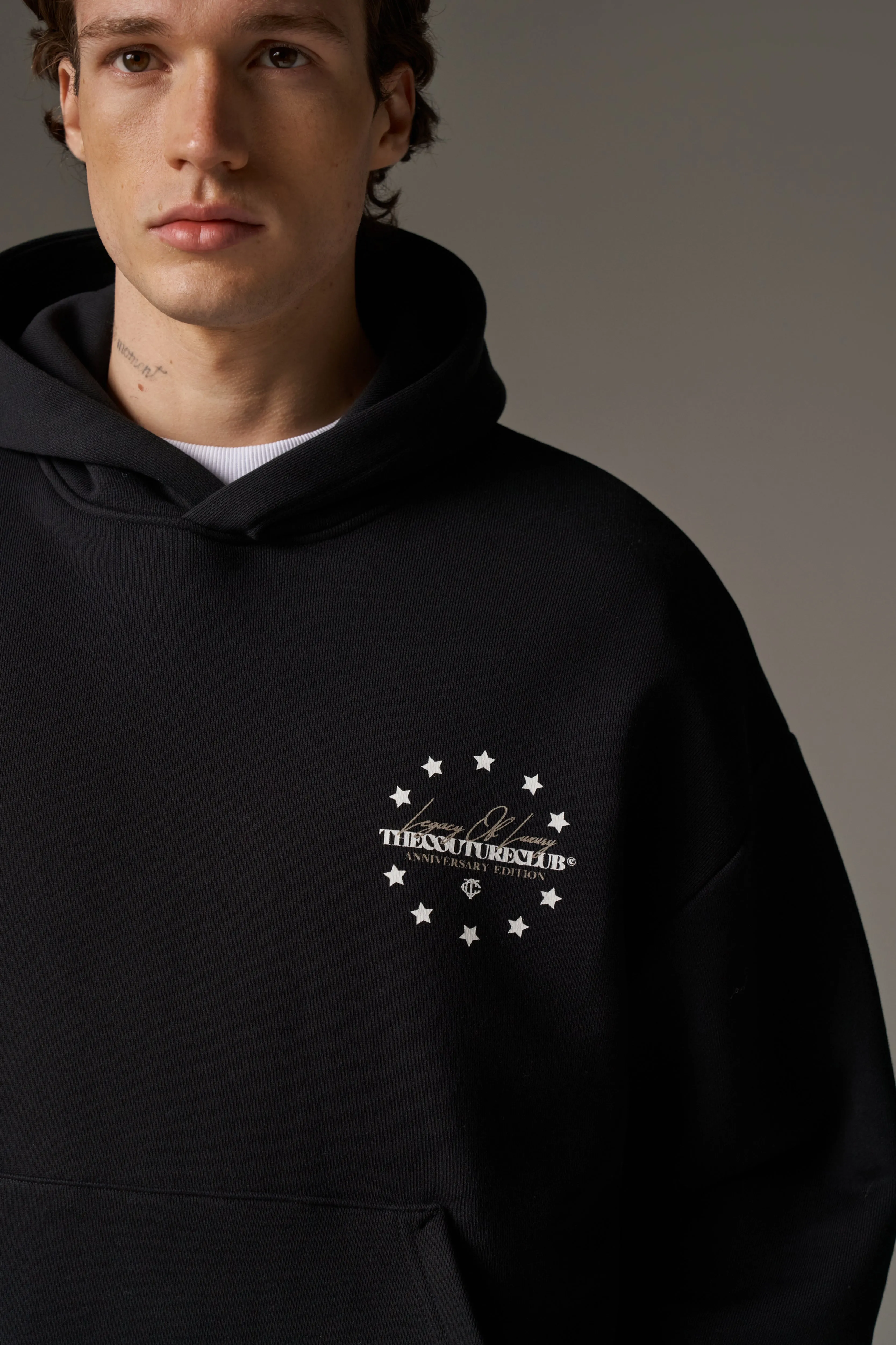 LEGACY OF LUXURY HOODIE - BLACK sold by The Couture Club product image thumbnail 5