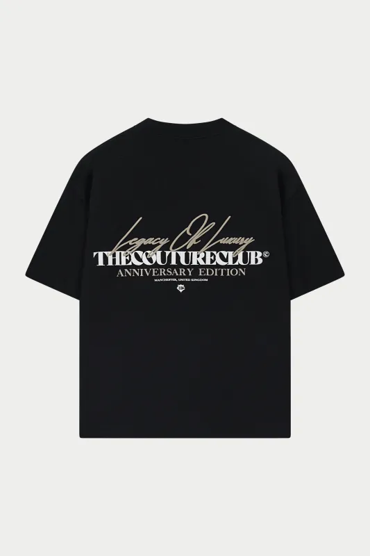 LEGACY OF LUXURY T-SHIRT - BLACK sold by The Couture Club
