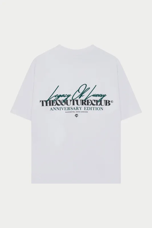 LEGACY OF LUXURY T-SHIRT - WHITE sold by The Couture Club