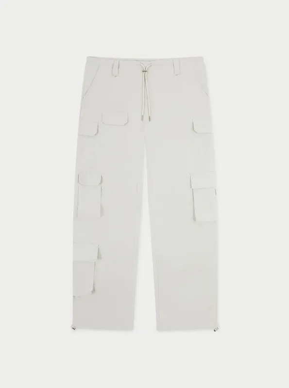 MULTI POCKET OVERSIZED CARGOS - GREY sold by The Couture Club