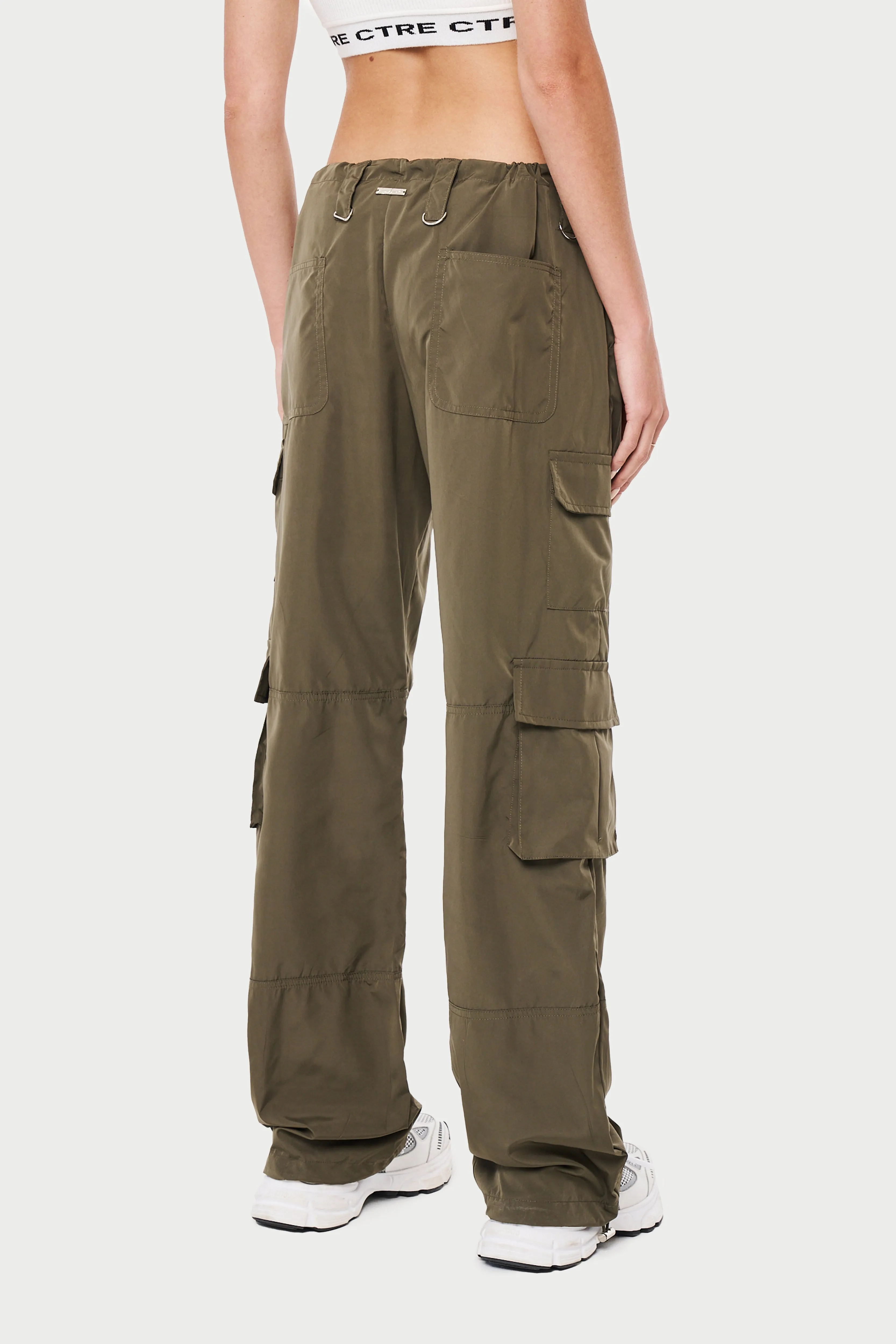 MULTI POCKET OVERSIZED CARGOS - KHAKI sold by The Couture Club product image thumbnail 5