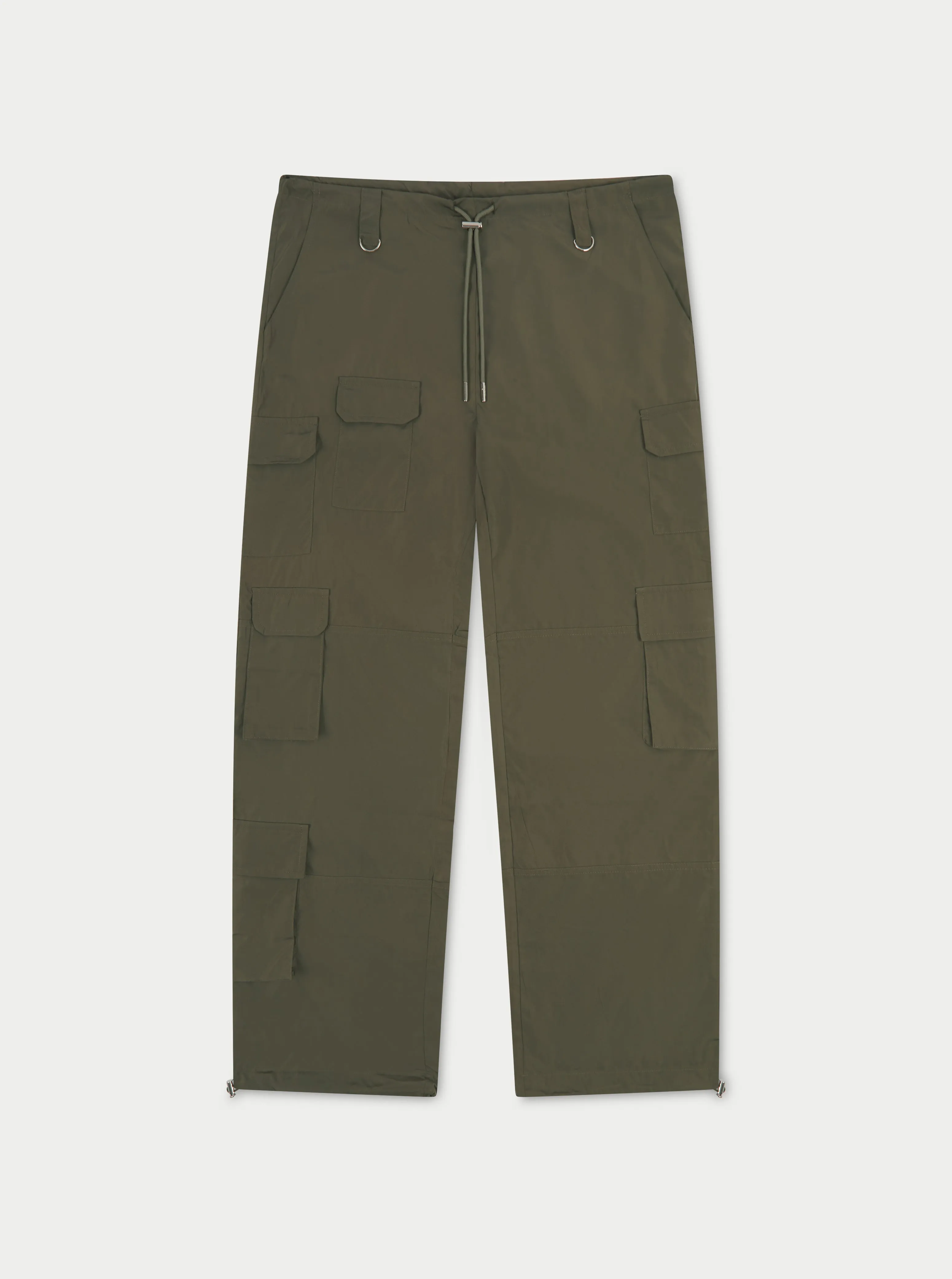 MULTI POCKET OVERSIZED CARGOS - KHAKI sold by The Couture Club