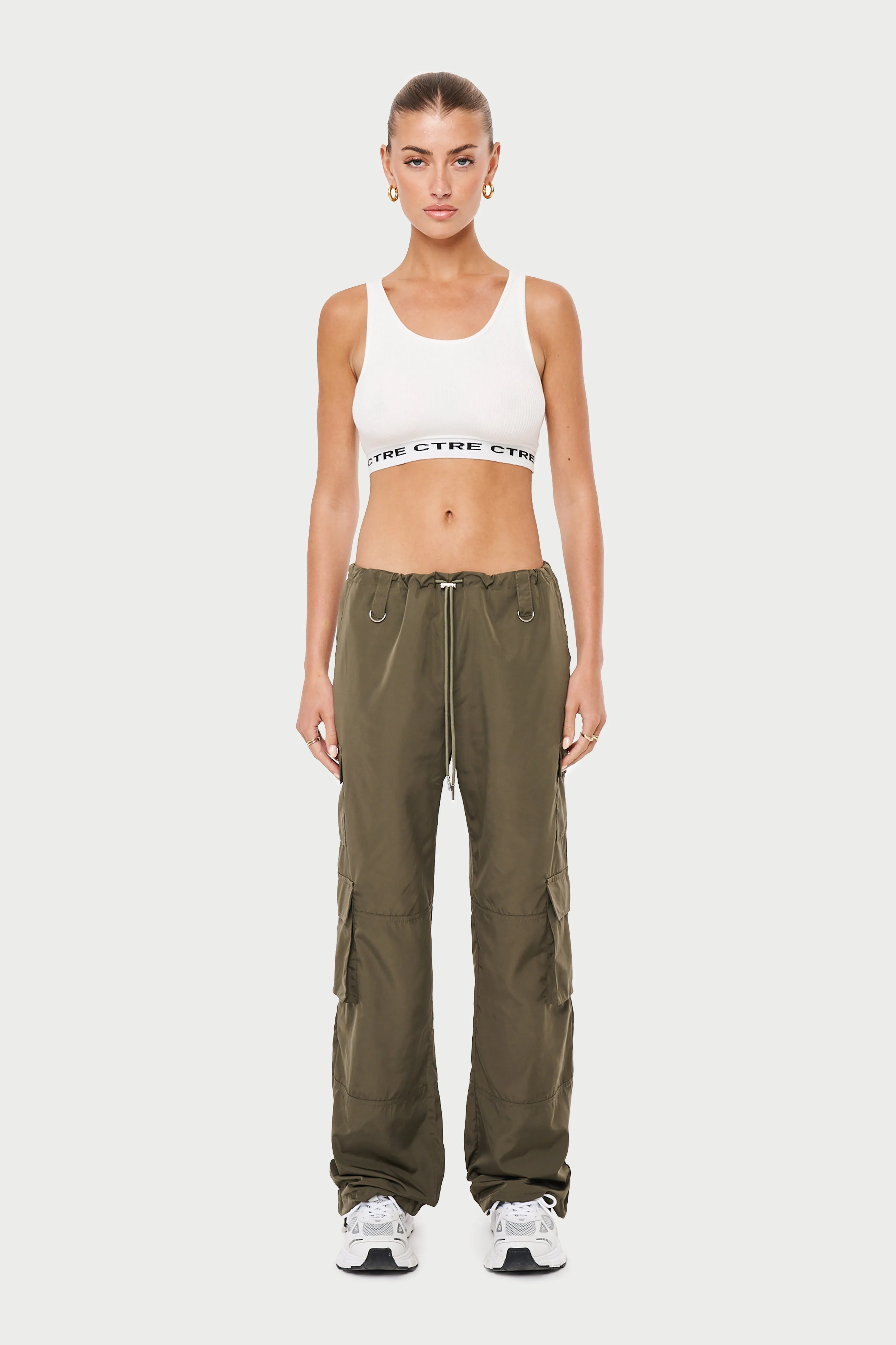 MULTI POCKET OVERSIZED CARGOS - KHAKI sold by The Couture Club product image thumbnail 3