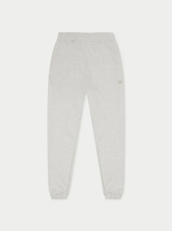 EMBLEM RELAXED JOGGERS - GREY MARL sold by The Couture Club
