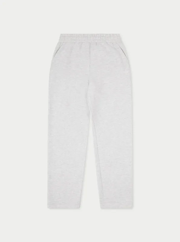 RELAXED TAPERED LEG JOGGERS - GREY MARL sold by The Couture Club