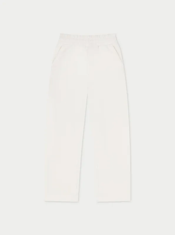 RELAXED TAPERED LEG JOGGERS - OFF WHITE made by The Couture Club