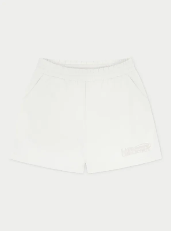 LATE CHECKOUT SHORTS - OFF WHITE sold by The Couture Club