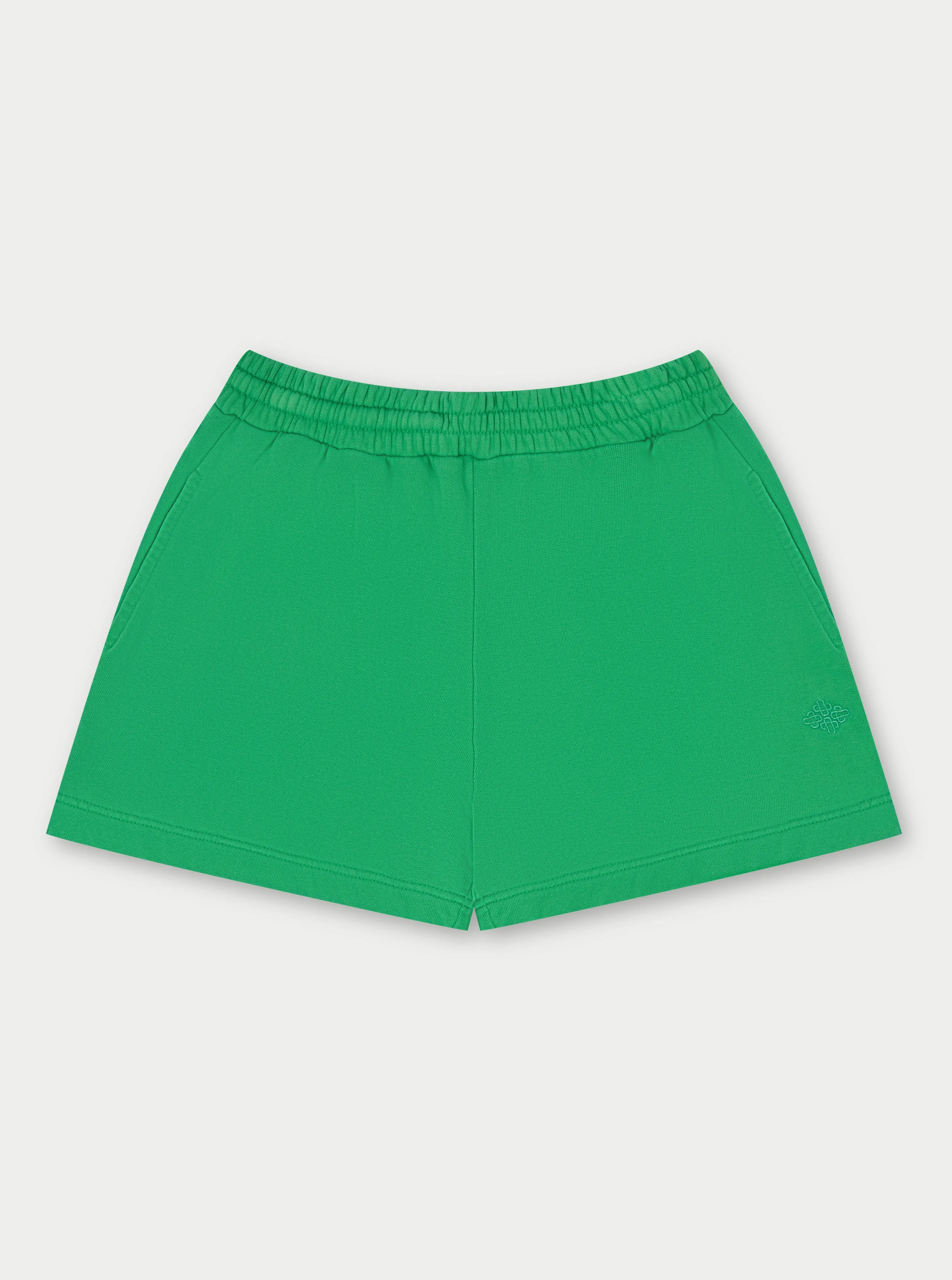 EMBLEM SHORTS - WASHED GREEN sold by The Couture Club