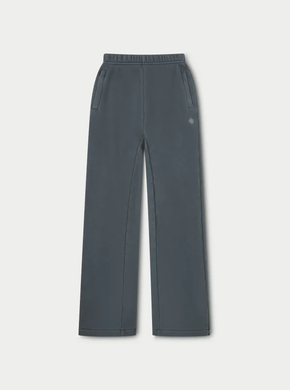 LAUNDERED CLASSICS STRAIGHT LEG JOGGERS - PETROL BLUE made by The Couture Club