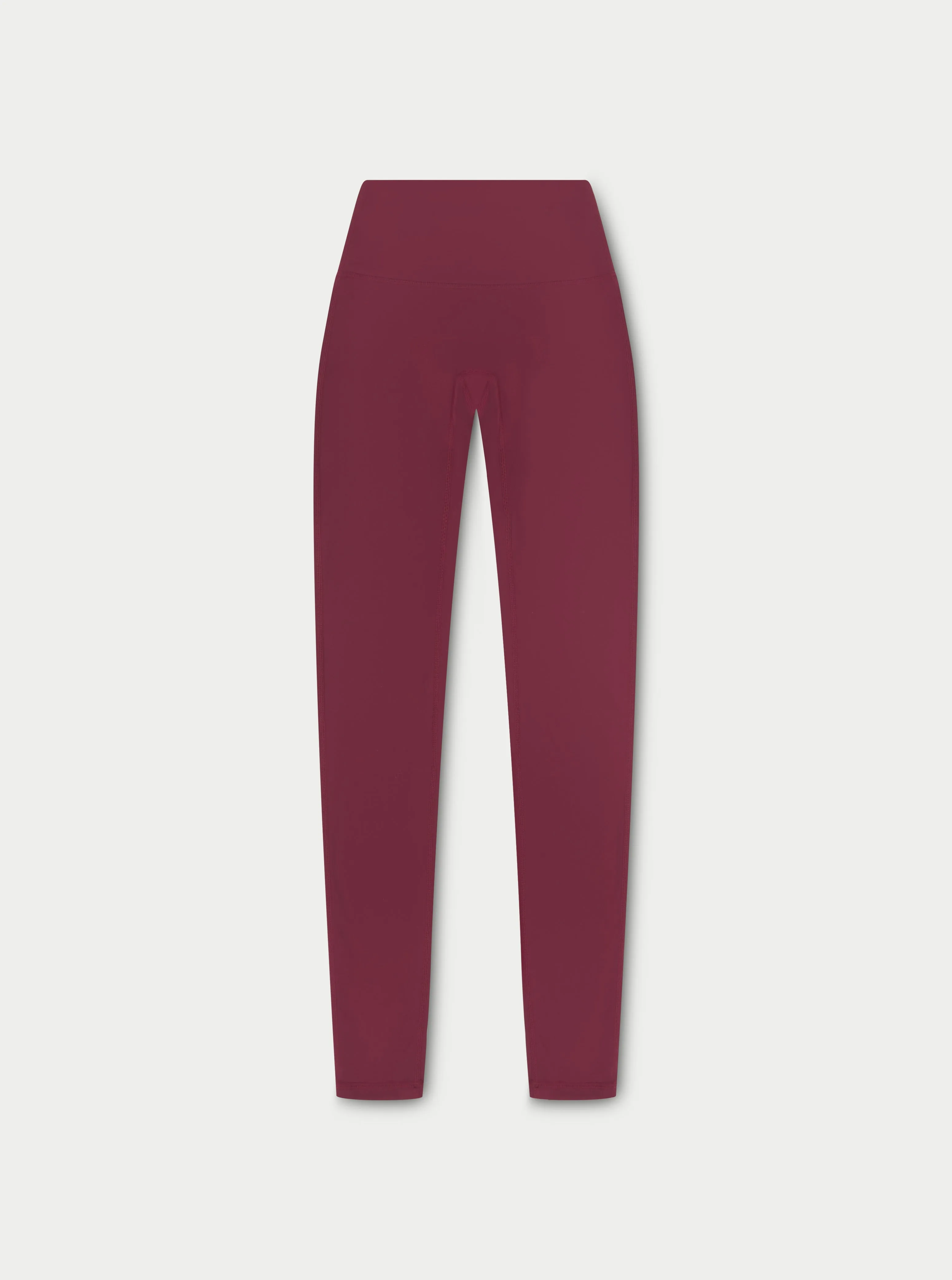 SCULPTING STRETCH EMBLEM LEGGINGS - BURGUNDY sold by The Couture Club