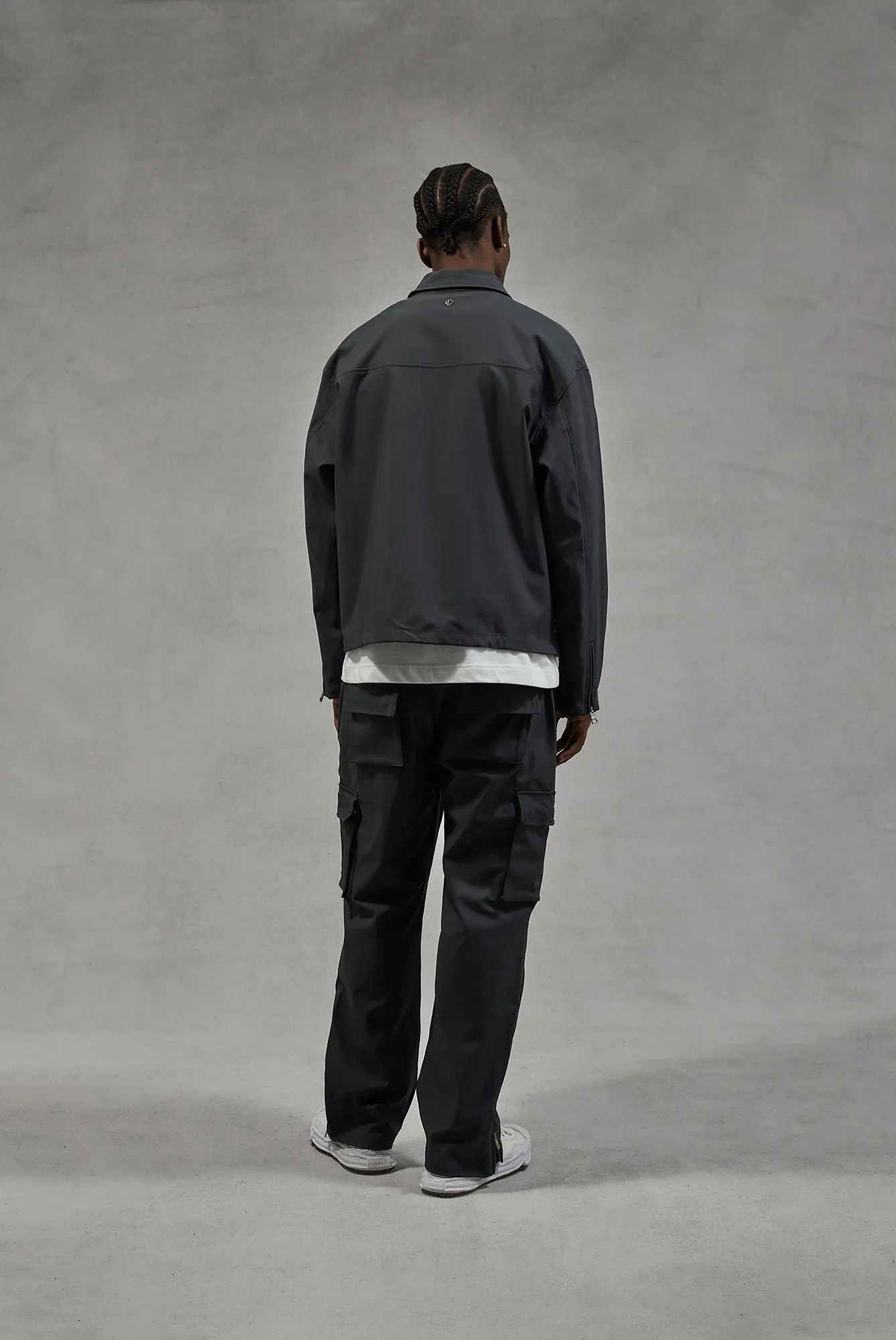 TECHNICAL CARGO TROUSER - GREY sold by The Couture Club product image thumbnail 4