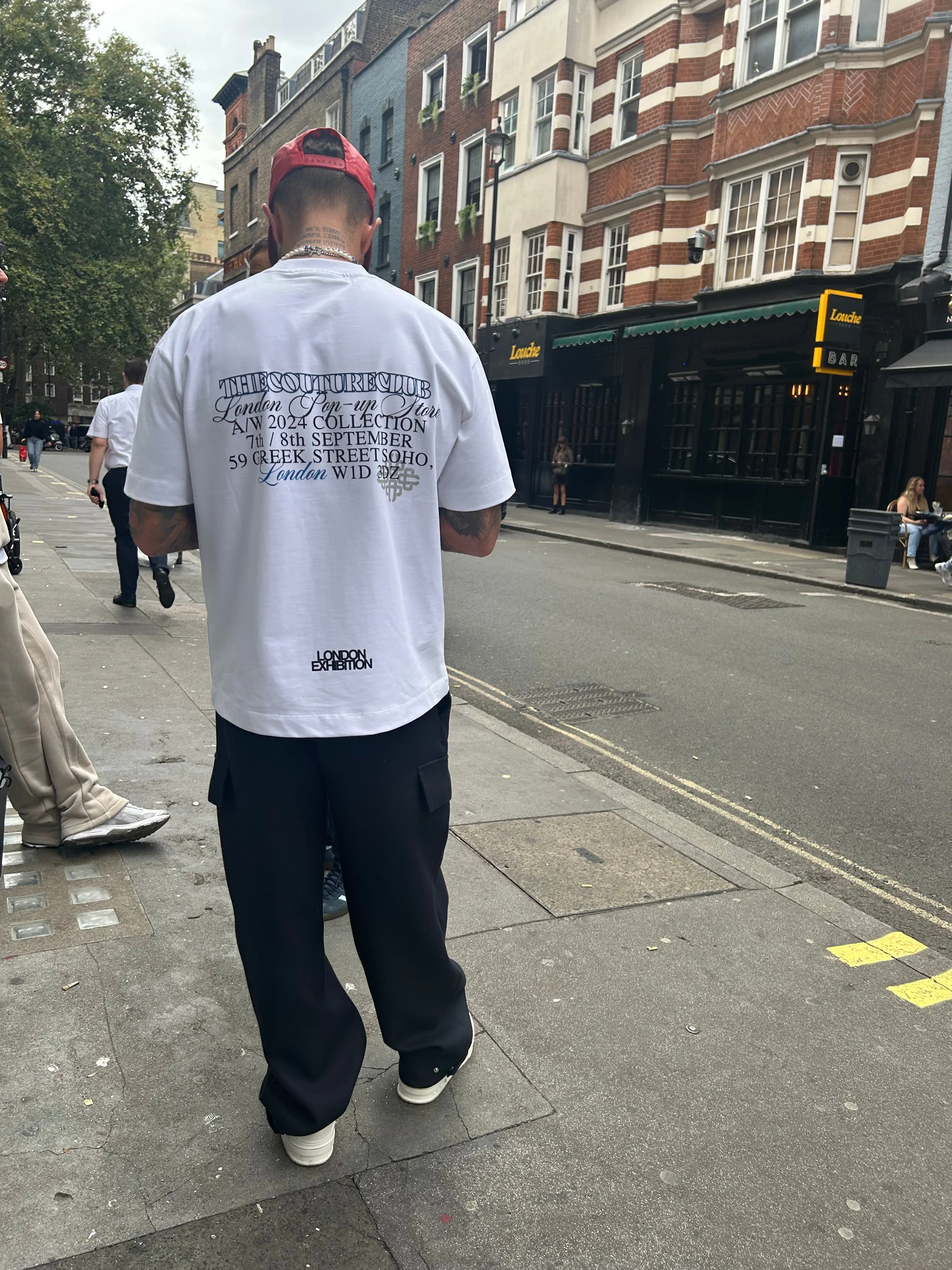 LONDON POP UP T-SHIRT - WHITE sold by The Couture Club product image thumbnail 5