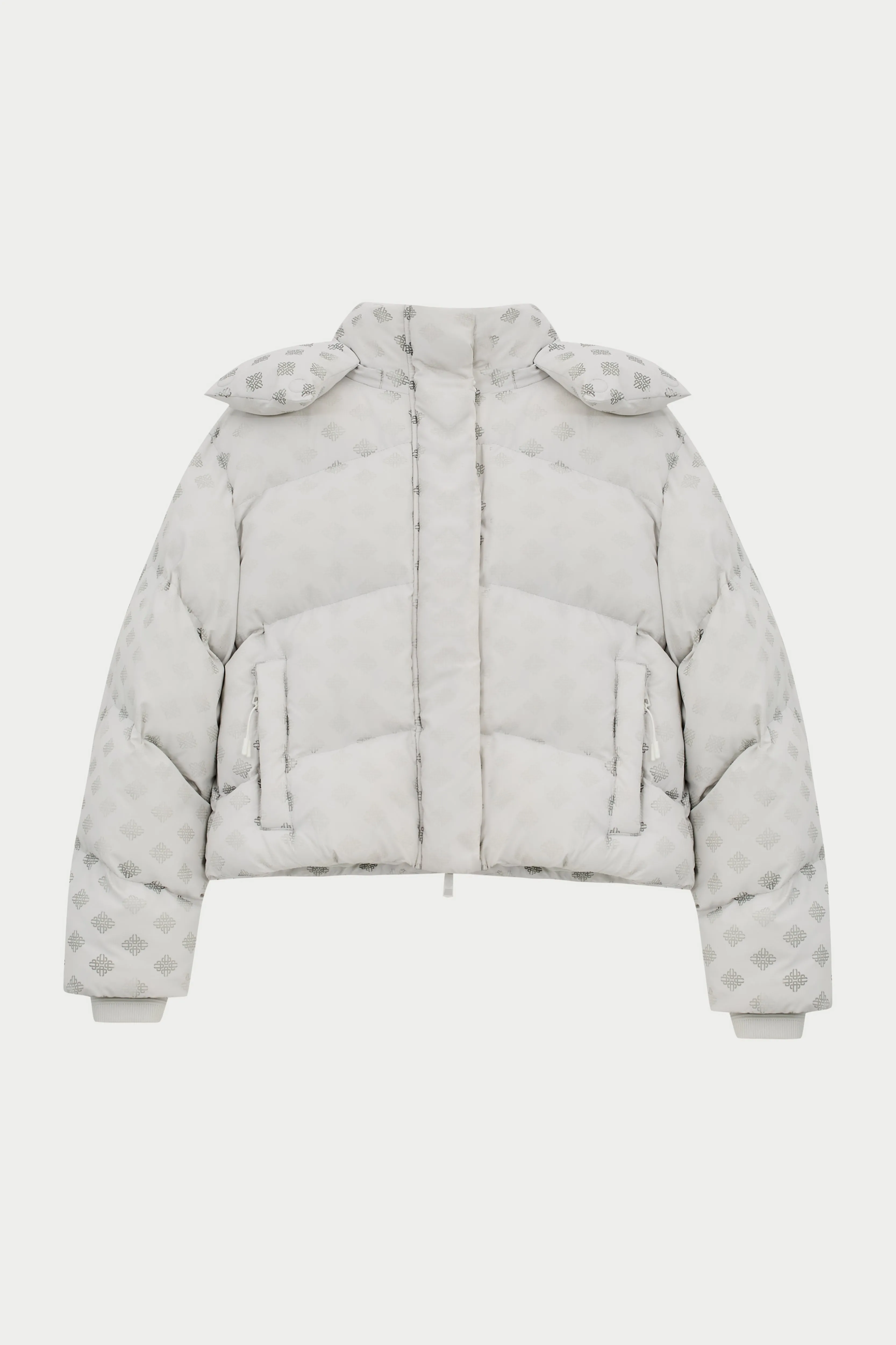 COLD REACTIVE EMBLEM PUFFER - OFF WHITE sold by The Couture Club