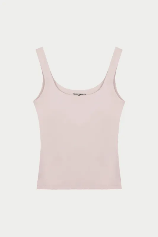 SCULPTING STRETCH SCOOP NECK SPORTS TOP - PINK sold by The Couture Club